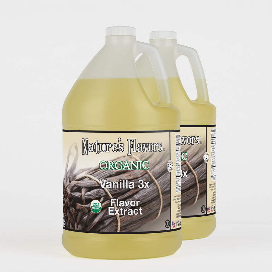 Vanilla Flavor Extract Without Diacetyl (3x Fold), Organic