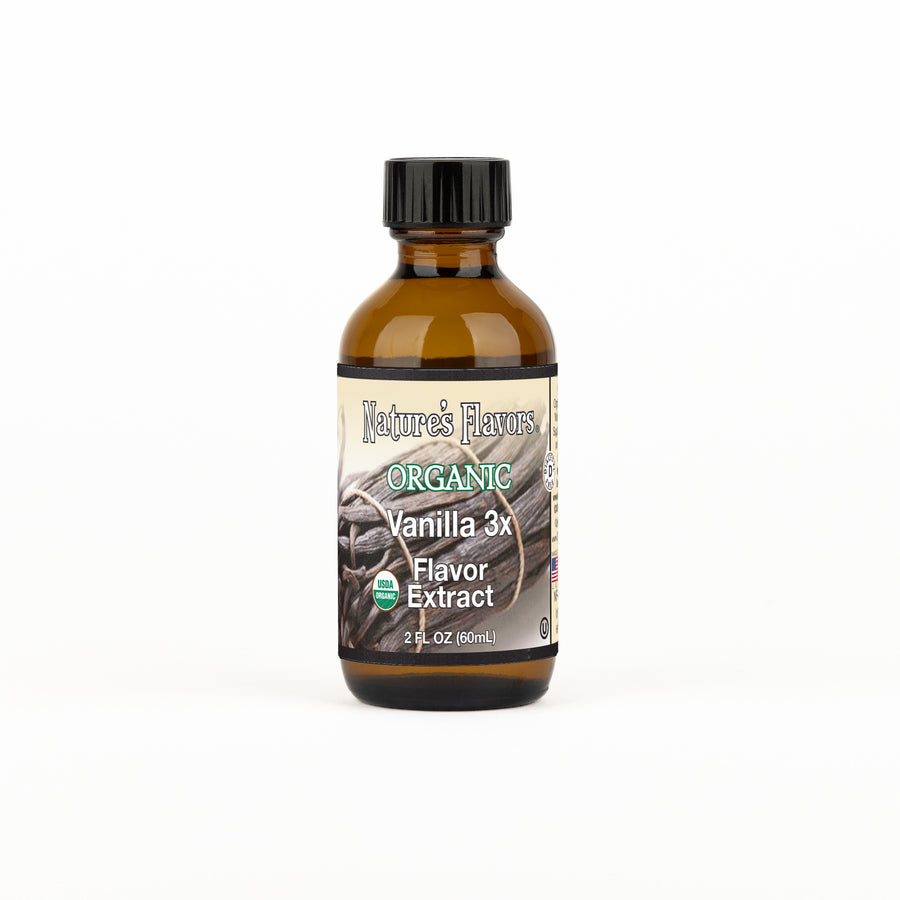 Vanilla Flavor Extract Without Diacetyl (3x Fold), Organic