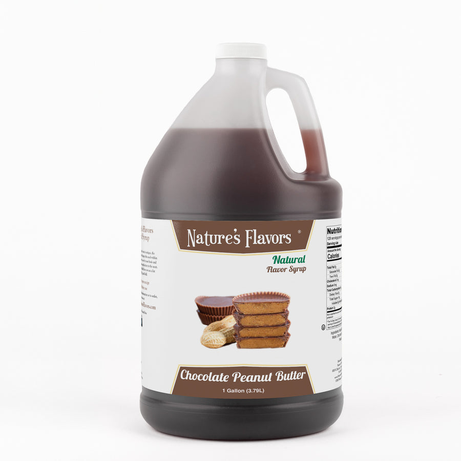 Chocolate Peanut Butter Syrup, Natural