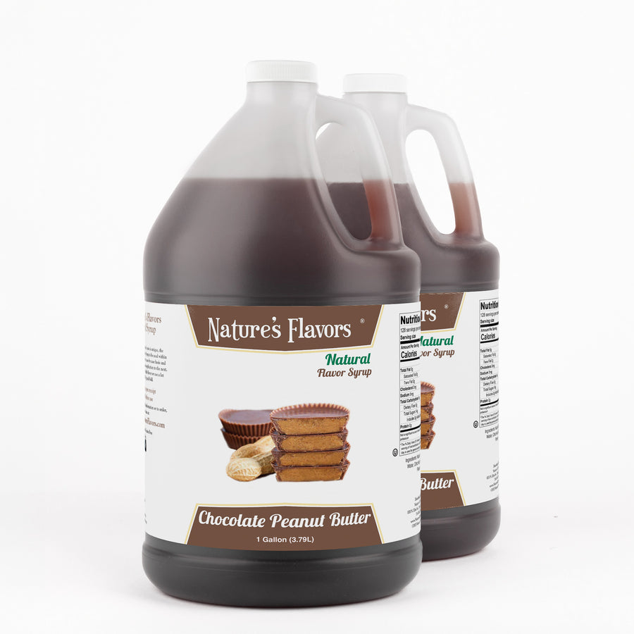 Chocolate Peanut Butter Syrup, Natural