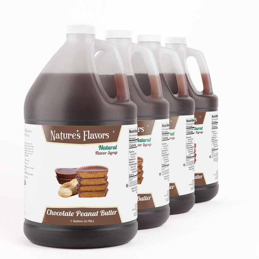Chocolate Peanut Butter Syrup, Natural
