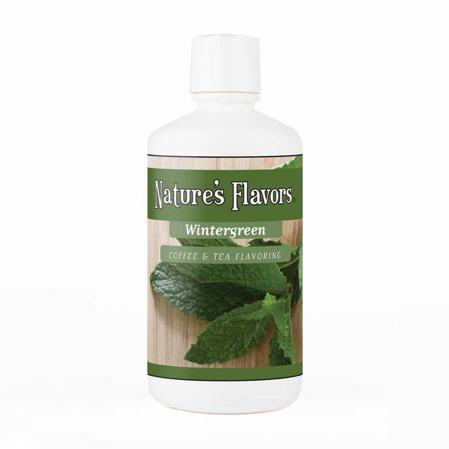 Wintergreen Coffee and Tea Flavoring Without Diacetyl