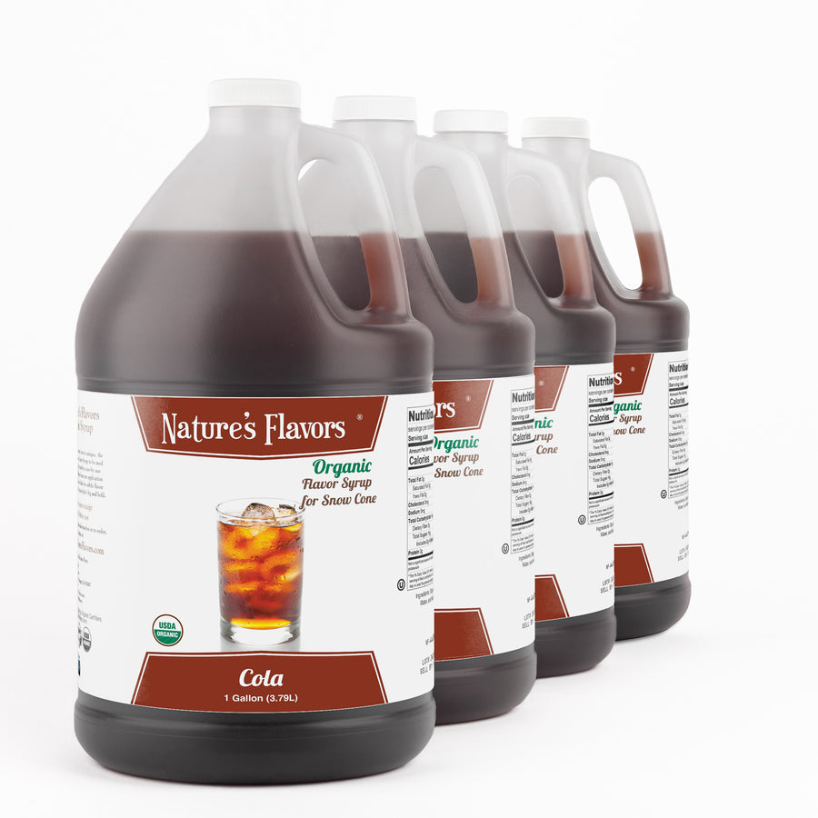 Cola Snow Cone Syrup, Organic
