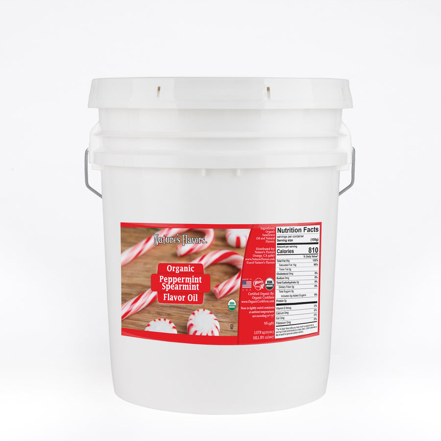 Peppermint and Spearmint Flavor Oil, Organic