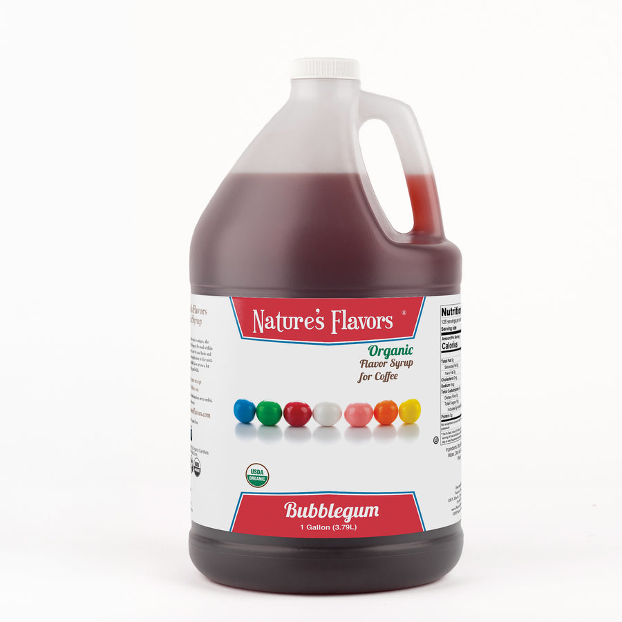 Bubble Gum Coffee Syrup, Organic