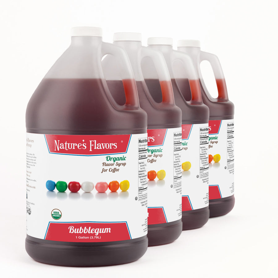 Bubble Gum Coffee Syrup, Organic