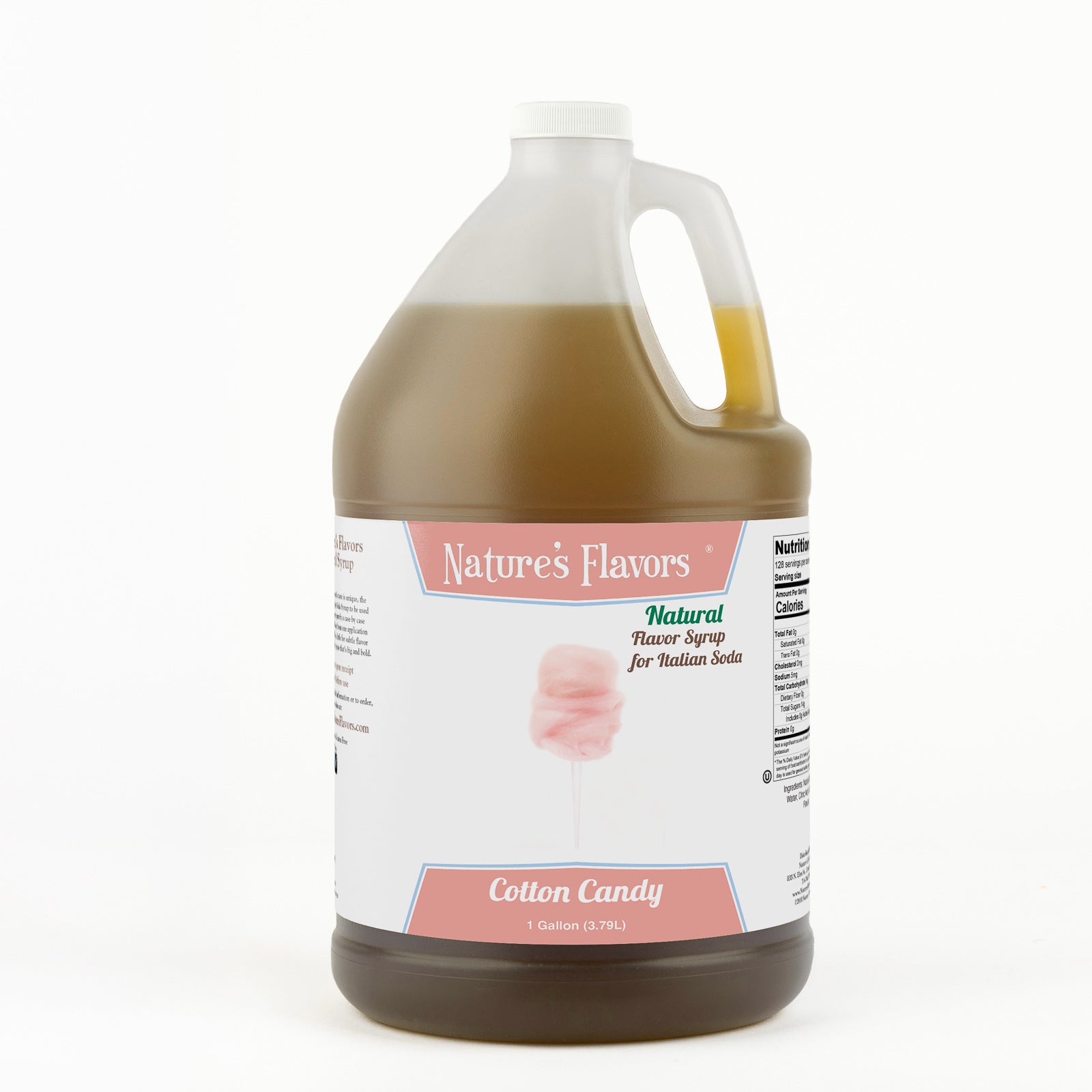 Cotton Candy Italian Soda Syrup, Natural – Nature's Flavors