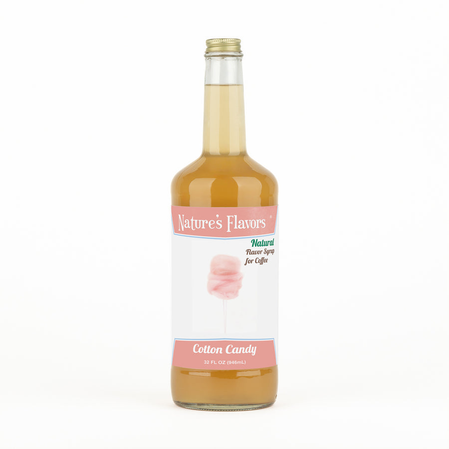 Cotton Candy Coffee Syrup, Natural
