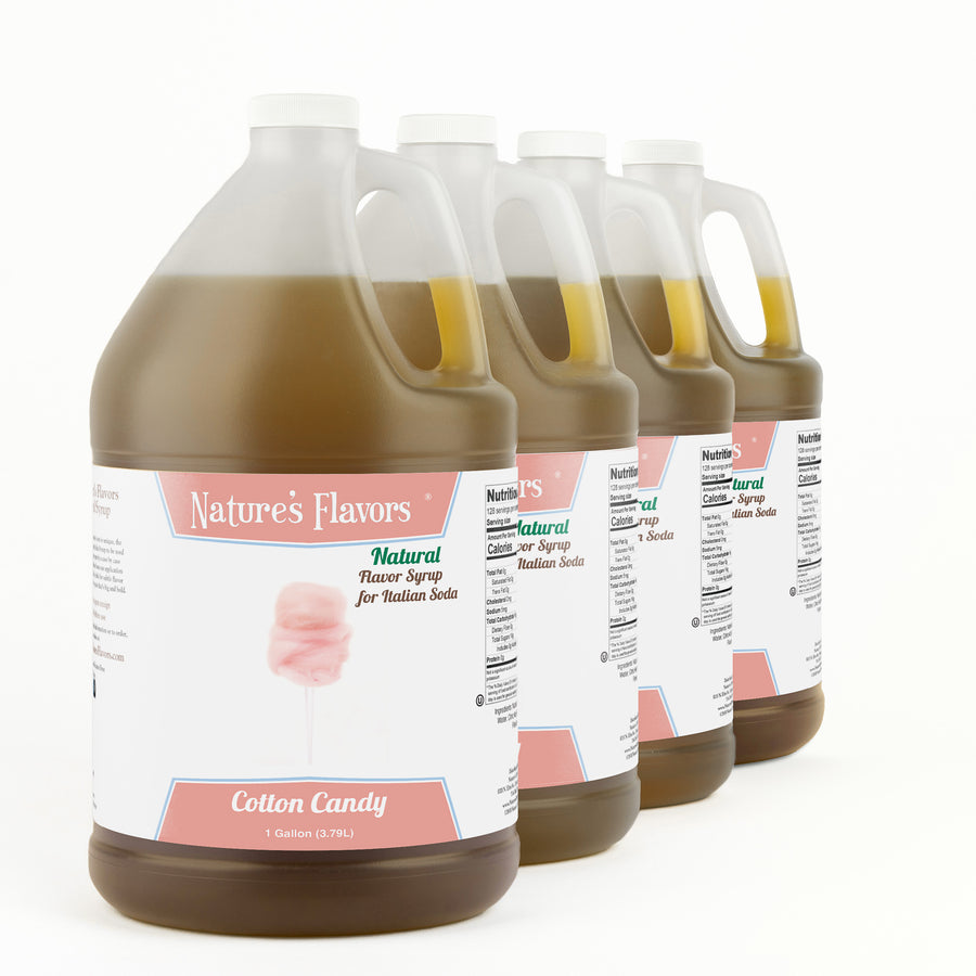 Cotton Candy Italian Soda Syrup, Natural