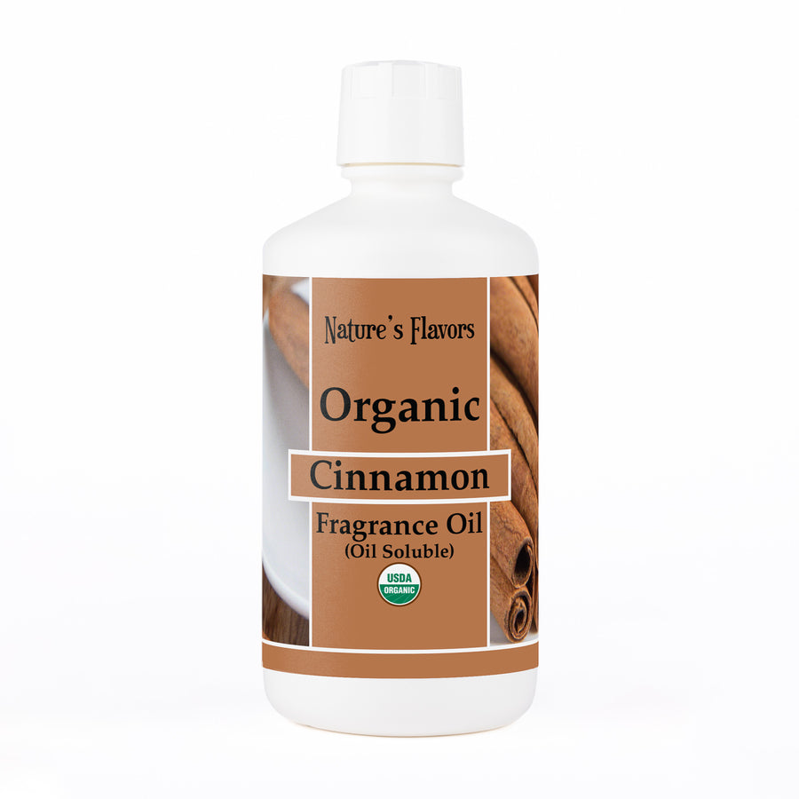 Cinnamon Fragrance Oil (Oil Soluble), Organic