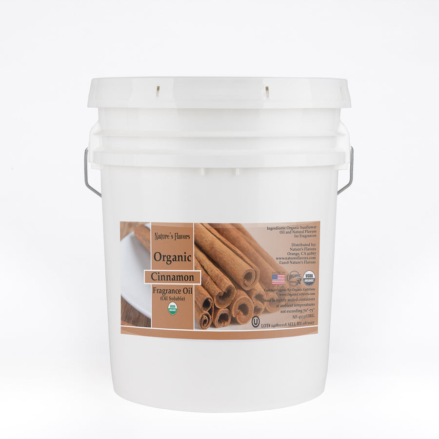 Cinnamon Fragrance Oil (Oil Soluble), Organic