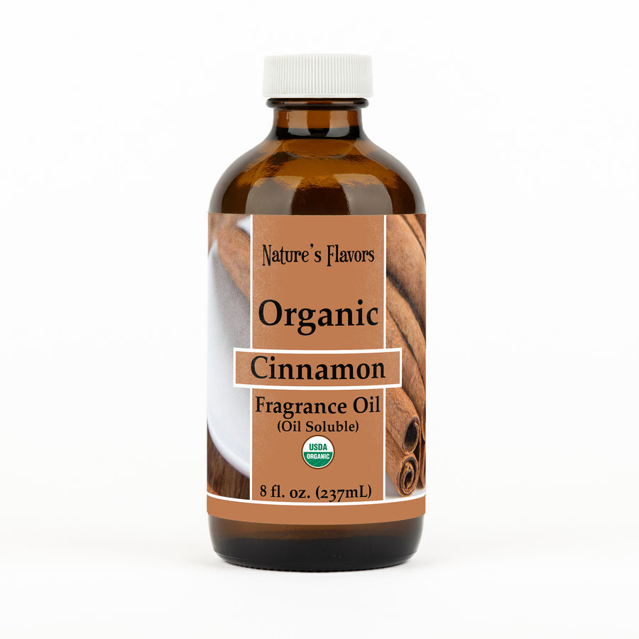 Cinnamon Fragrance Oil (Oil Soluble), Organic