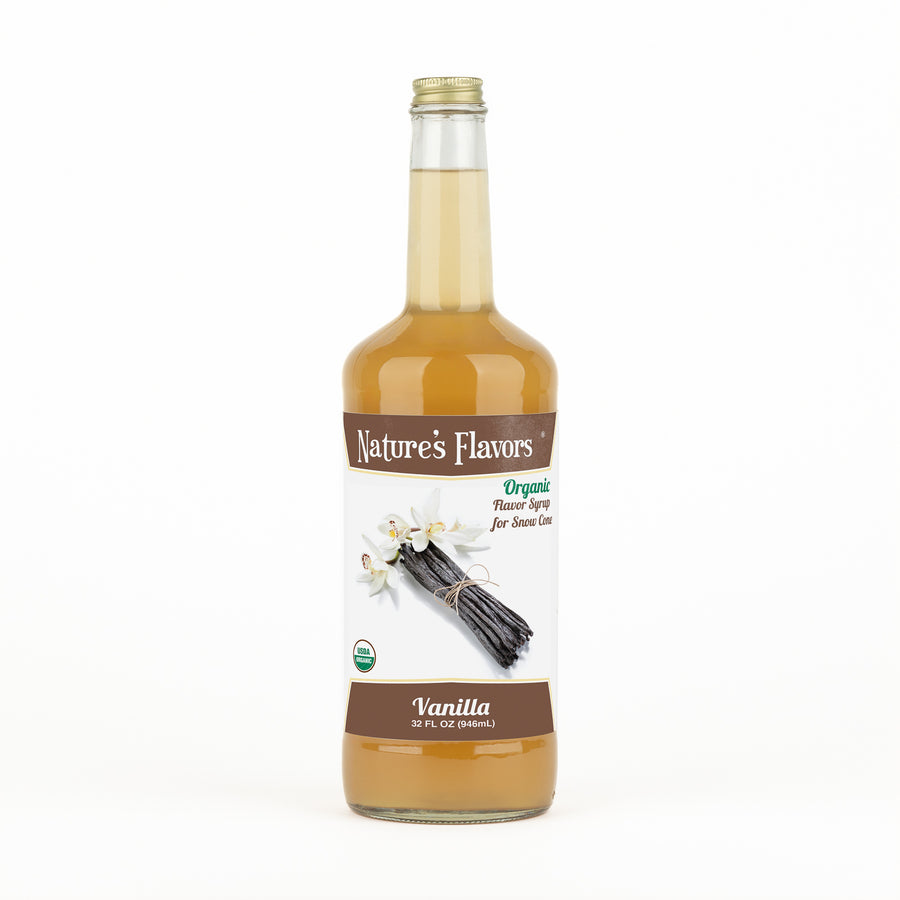 Vanilla Snow Cone Syrup, Organic