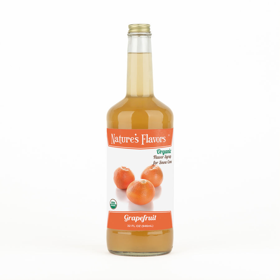 Grapefruit Snow Cone Syrup, Organic