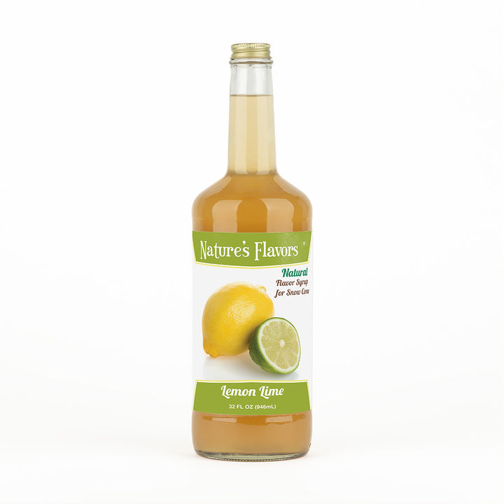 Lemon Lime Snow Cone Syrup, Natural