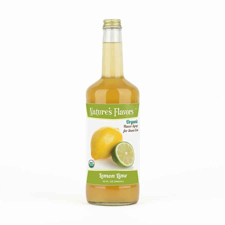 Lemon Lime Snow Cone Syrup, Organic