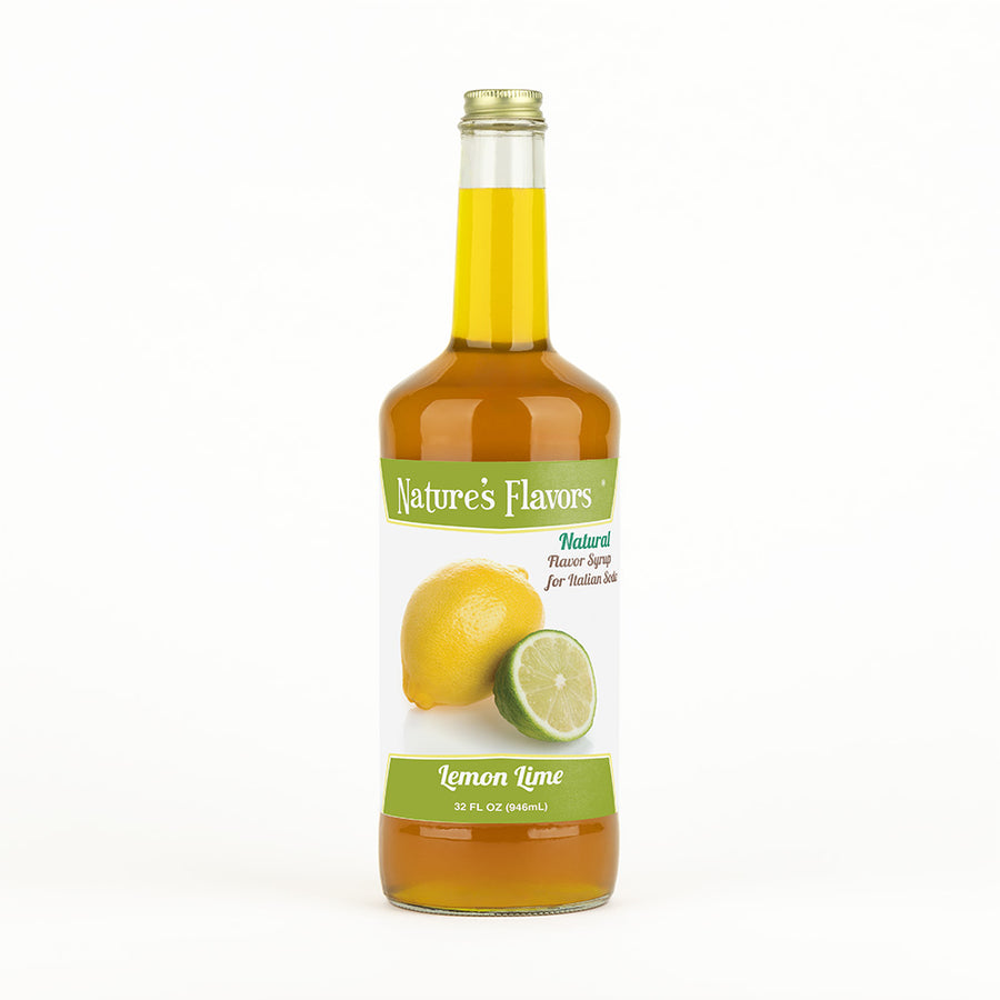 Lemon Lime Italian Soda Syrup, Natural