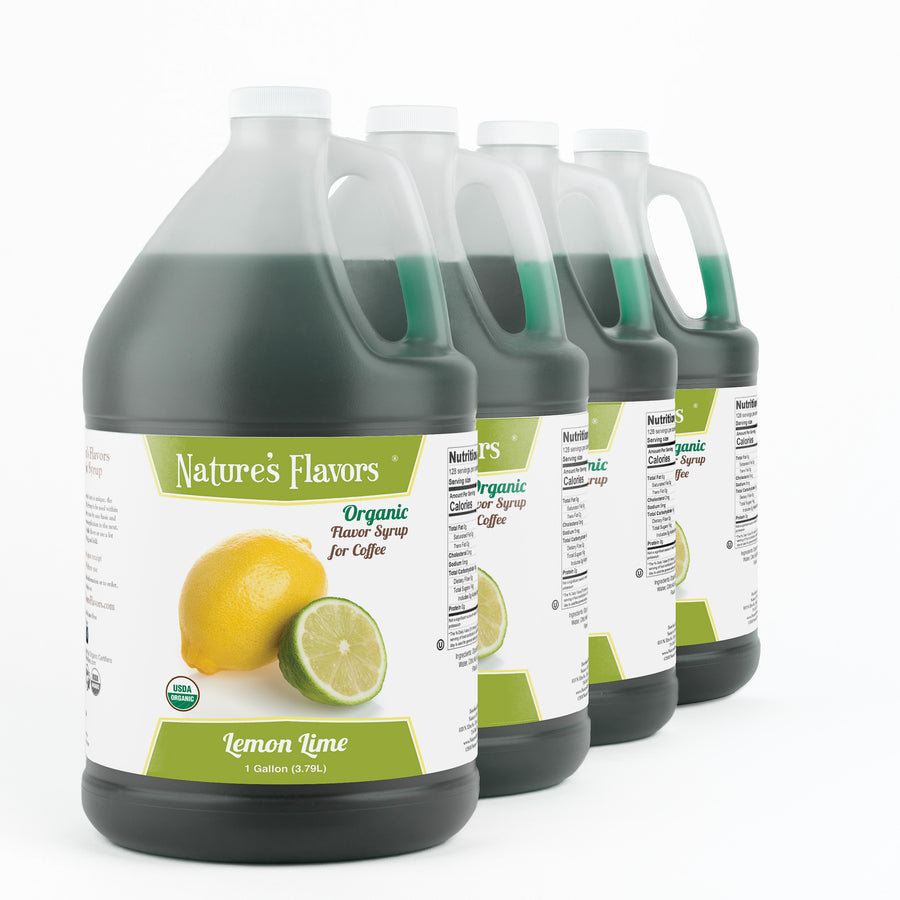 Lemon Lime Coffee Syrup, Organic
