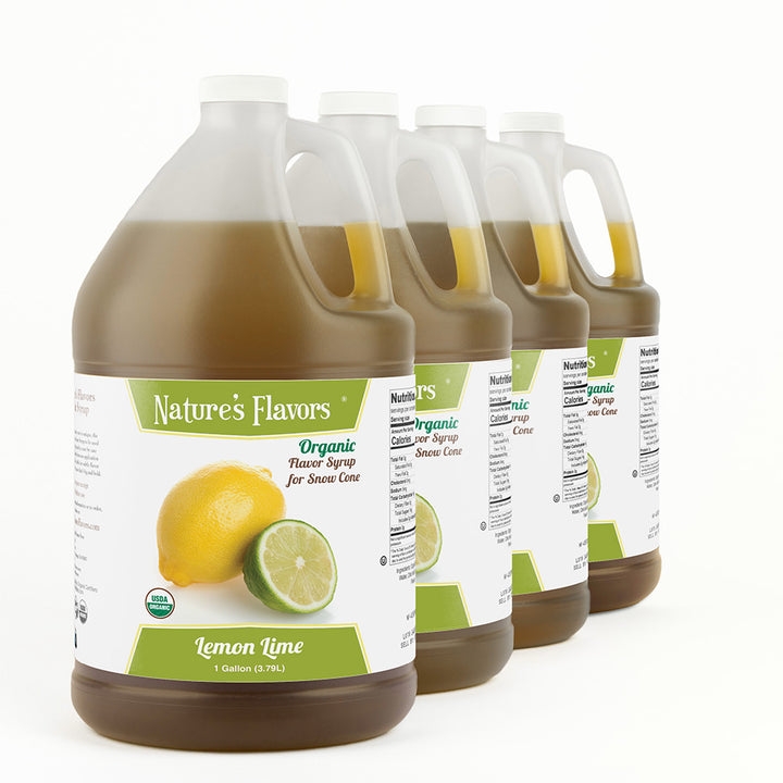 Lemon Lime Snow Cone Syrup, Organic
