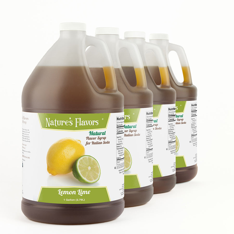 Lemon Lime Italian Soda Syrup, Natural