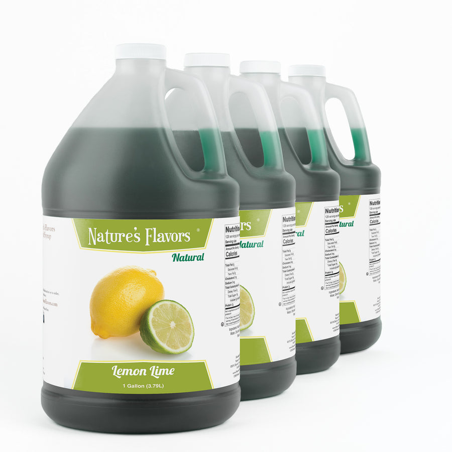 Lemon Lime Coffee Syrup, Natural