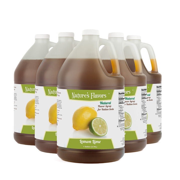 Lemon Lime Italian Soda Syrup, Natural