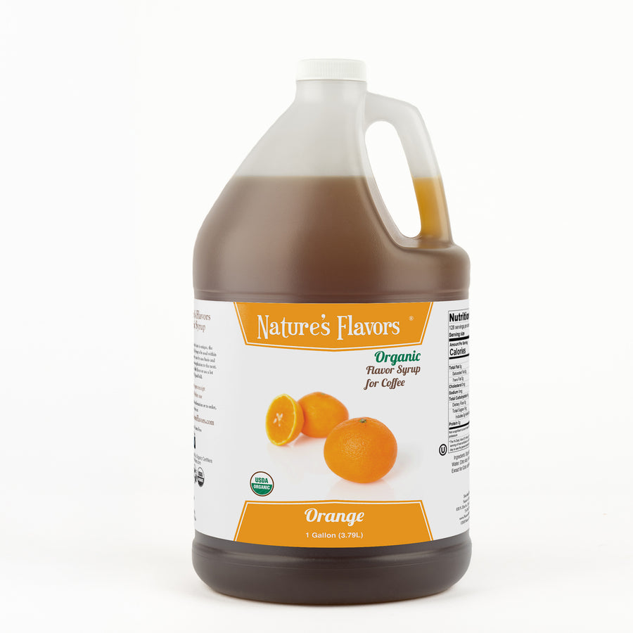 Orange Coffee Syrup, Organic