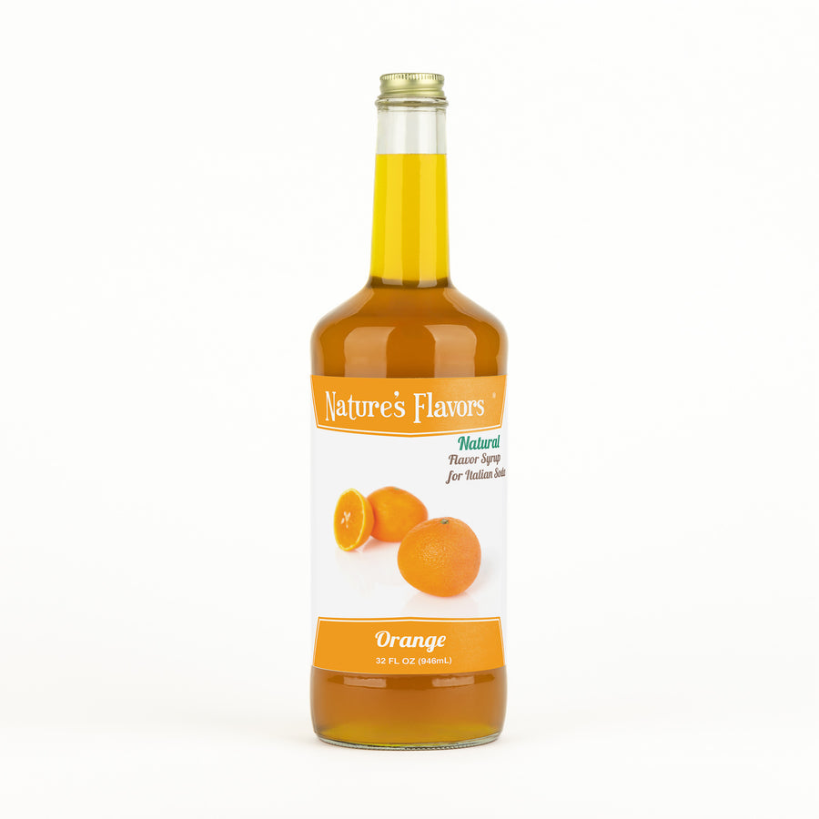 Orange Italian Soda Syrup, Natural