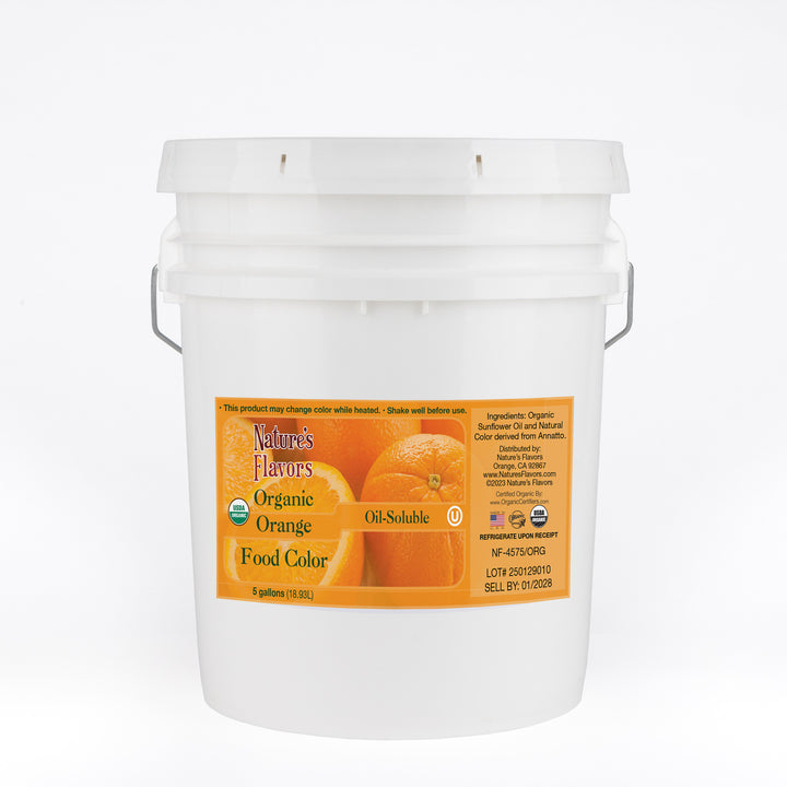 Orange Food Coloring (Organic), Oil-Soluble