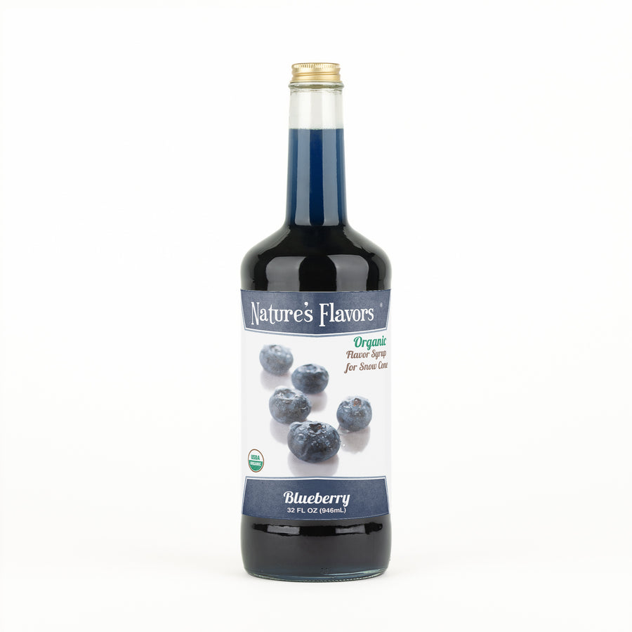 Blueberry Snow Cone Syrup, Organic