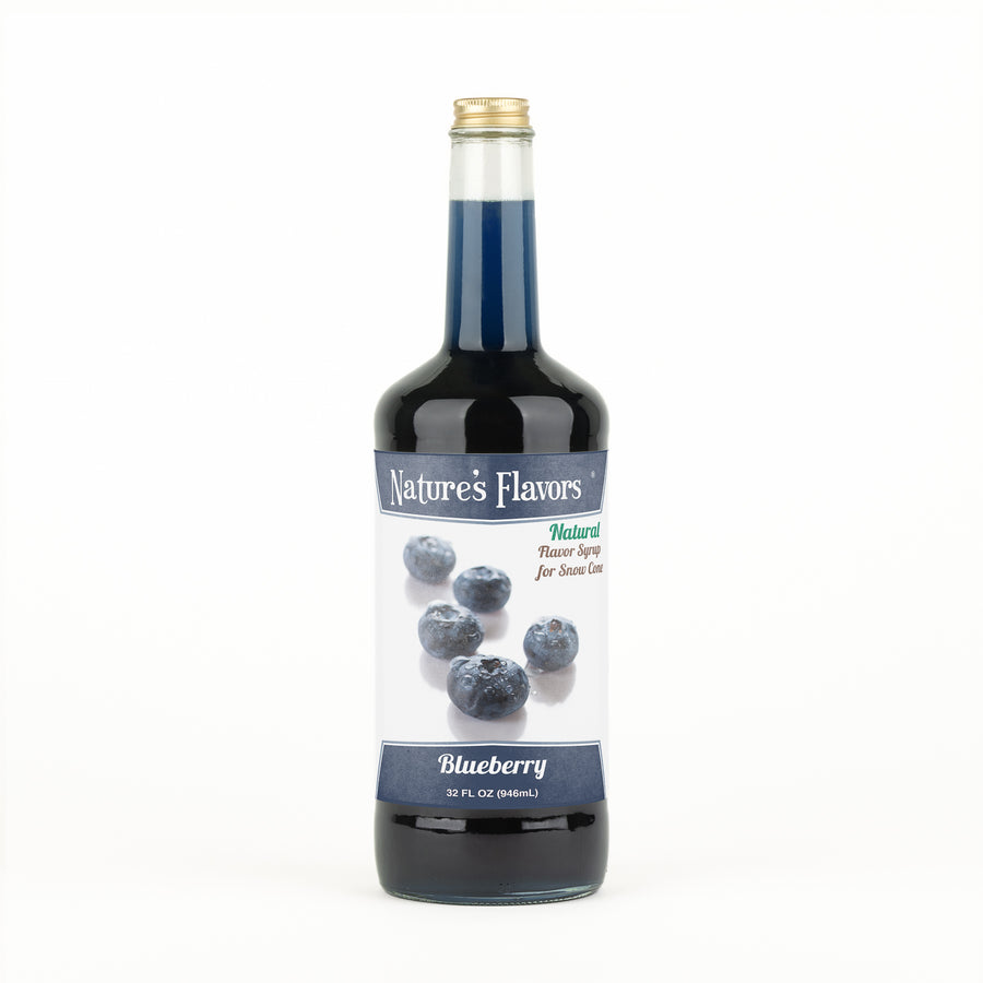 Blueberry Snow Cone Syrup, Natural