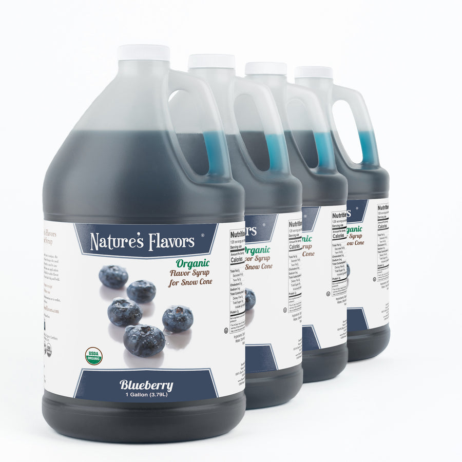 Blueberry Snow Cone Syrup, Organic