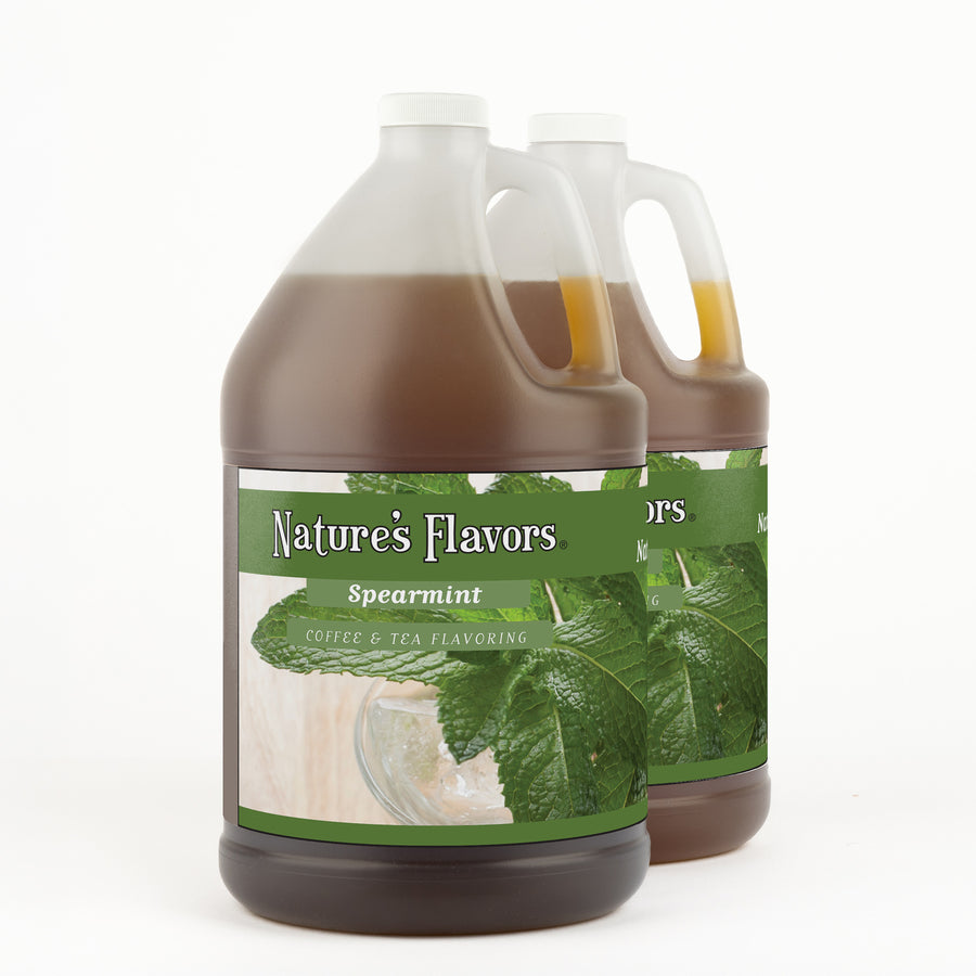 Spearmint Coffee and Tea Flavoring Without Diacetyl