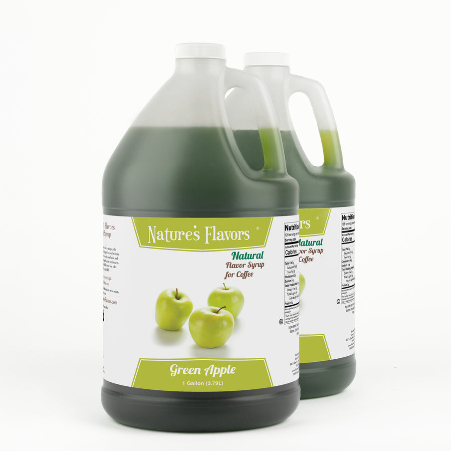 Green Apple Coffee Syrup, Natural