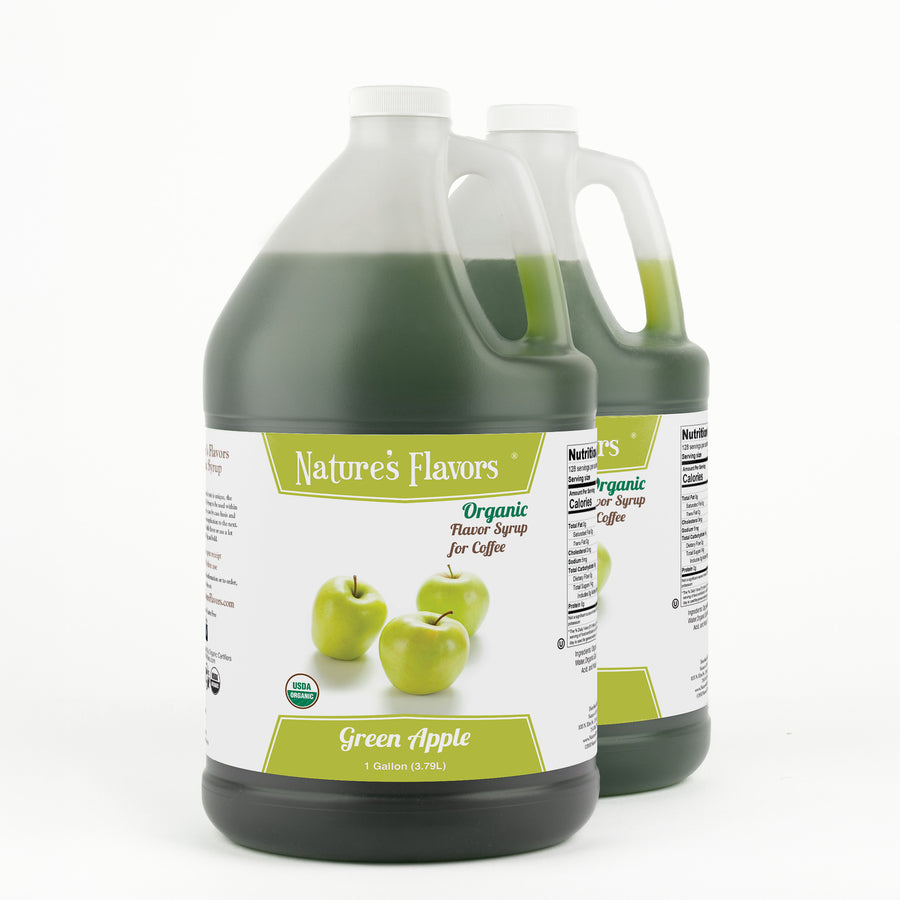 Green Apple Coffee Syrup, Organic