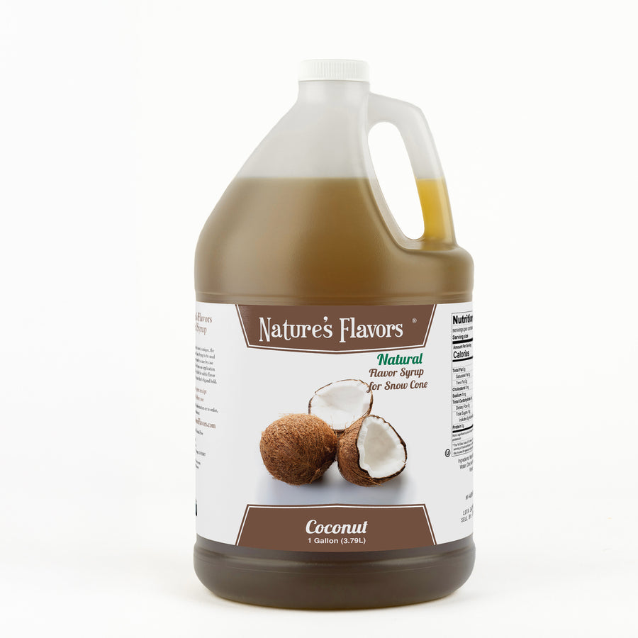 Coconut Snow Cone Syrup, Natural