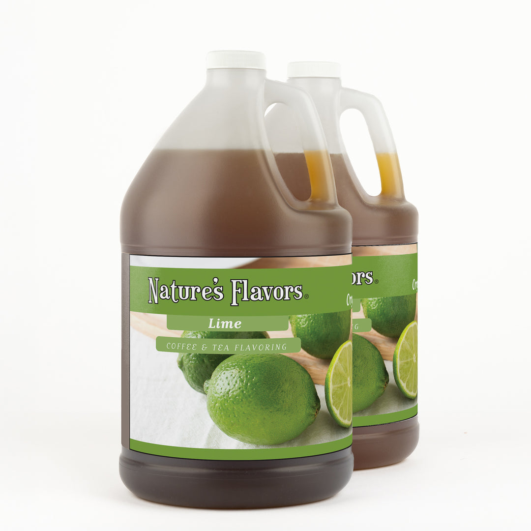Organic Lime Coffee and Tea Flavor Without Diacetyl
