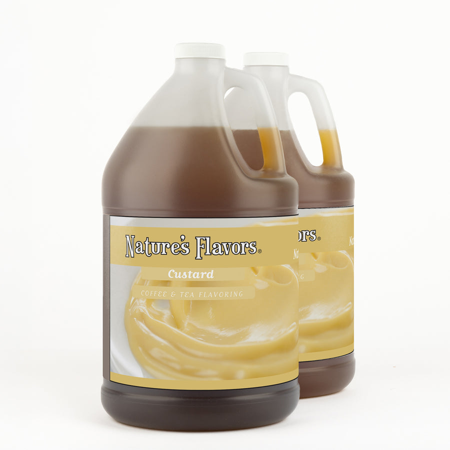 Custard Coffee and Tea Flavor without Diacetyl