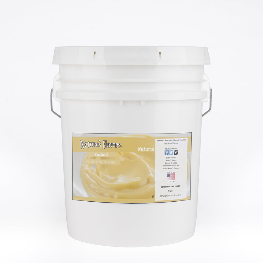 Custard Coffee and Tea Flavor without Diacetyl