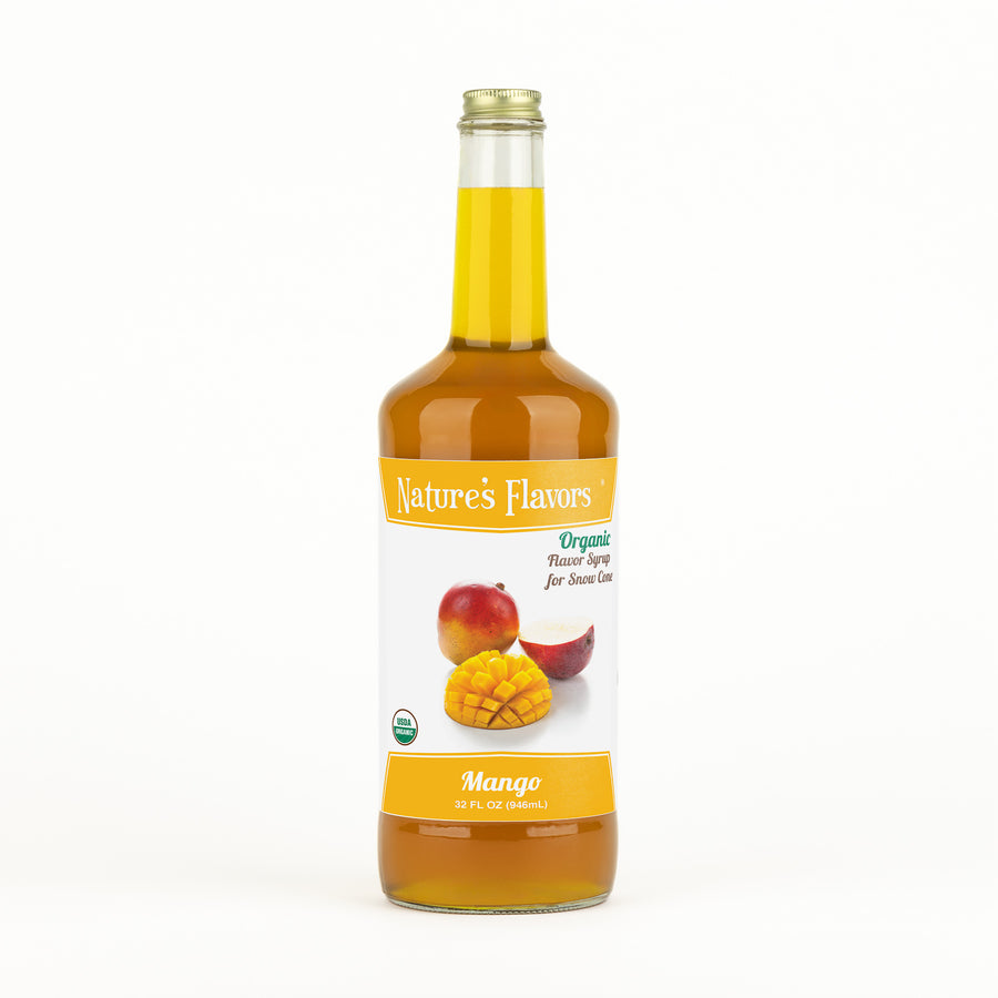Mango Snow Cone Syrup, Organic