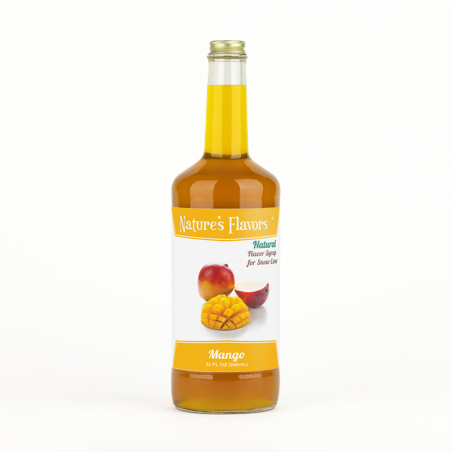 Mango Snow Cone Syrup, Natural