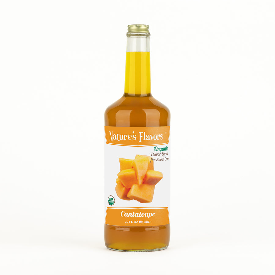 Cantaloupe Snow Cone Syrup, Organic