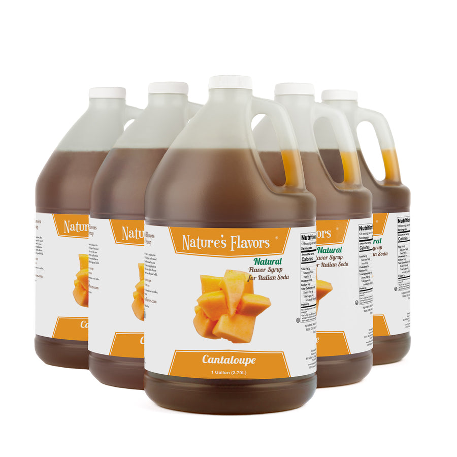 Cantaloupe Italian Soda Syrup, Natural