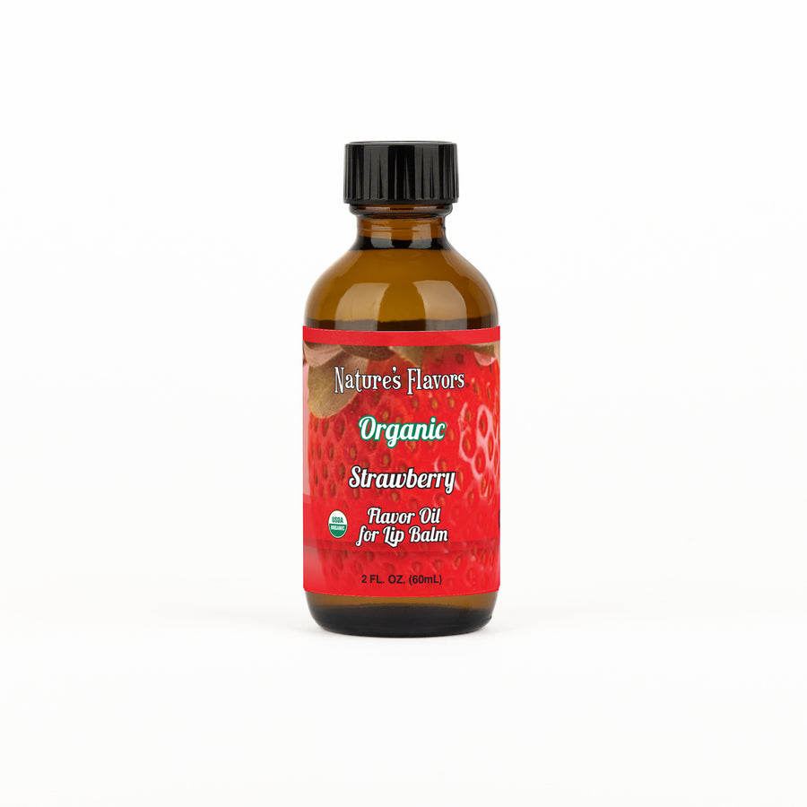 Organic Strawberry Flavor Oil for Lip Balm