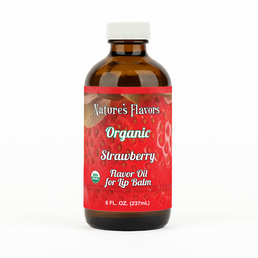 Organic Strawberry Flavor Oil for Lip Balm
