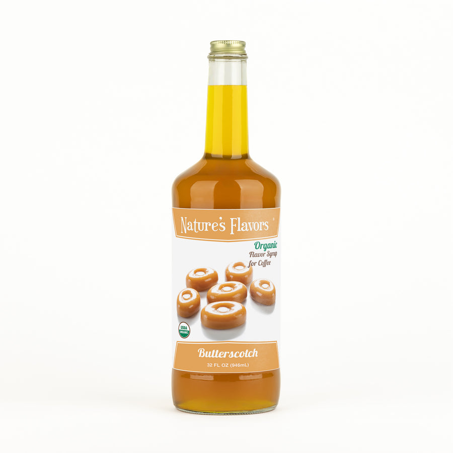 Butterscotch Coffee Syrup, Organic