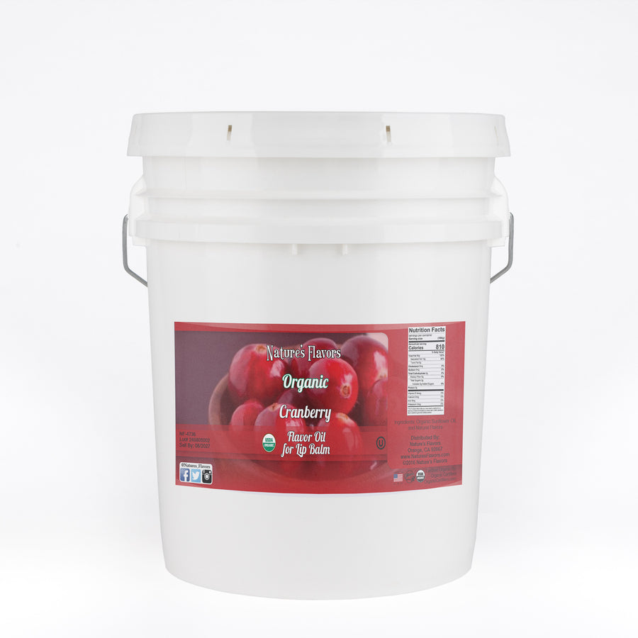 Organic Cranberry Flavor Oil for Lip Balm