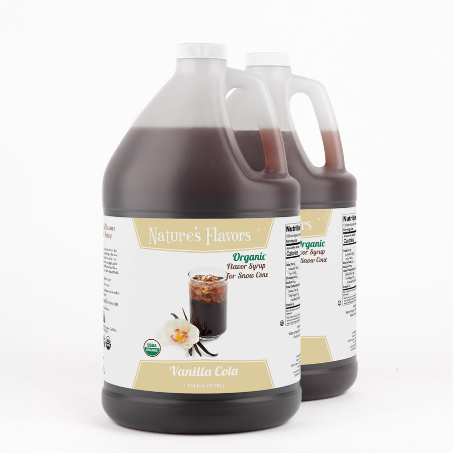 Vanilla Cola Snow Cone Syrup, Organic