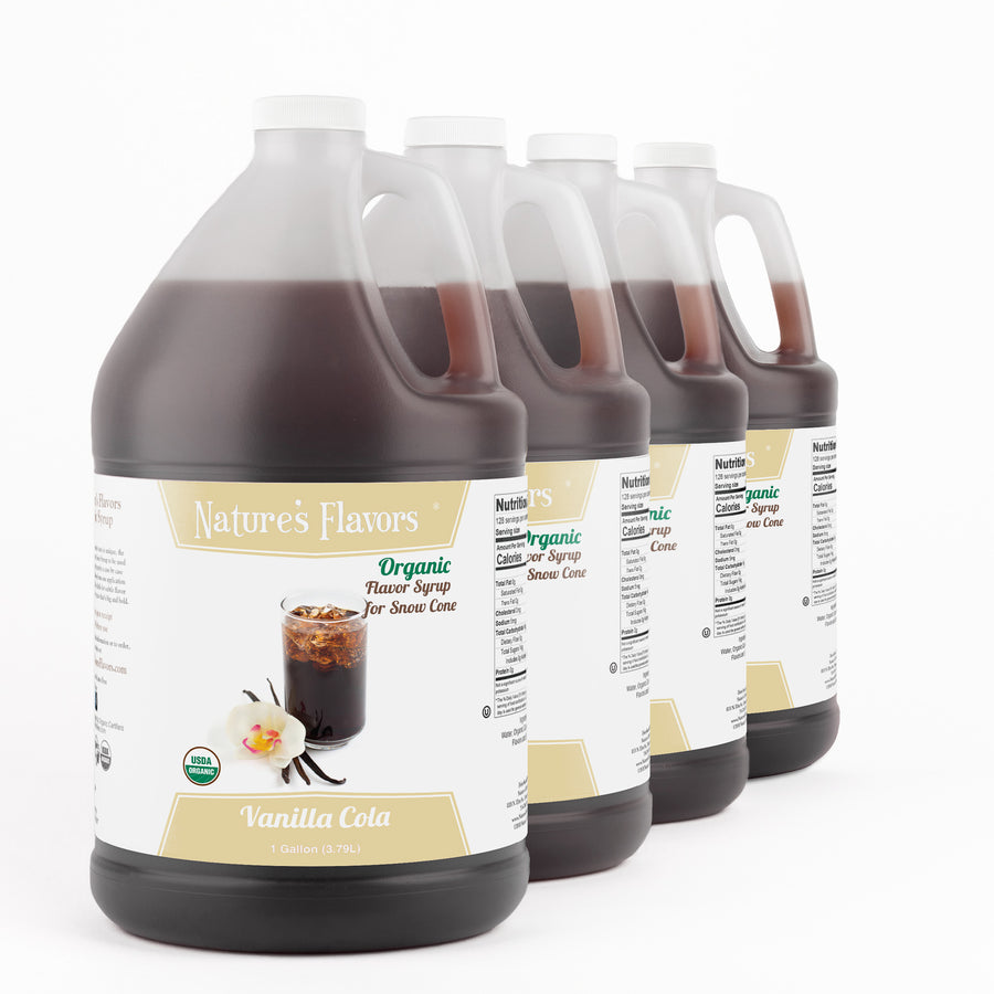 Vanilla Cola Snow Cone Syrup, Organic