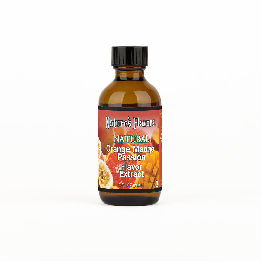2 oz. | Orange Mango Passion Flavor Extract, Natural | Nature's Flavors 2 oz. | Orange Mango Passion Flavor Extract, Natural | Nature's Flavors
